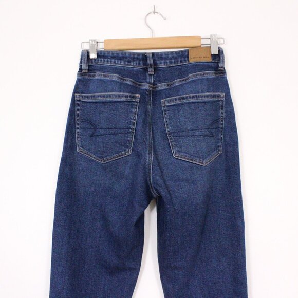 American Eagle Stretch Highrise Skinny Blue Jean Long - Picture 7 of 7